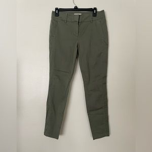 LOFT Olive Green Pants Size 4